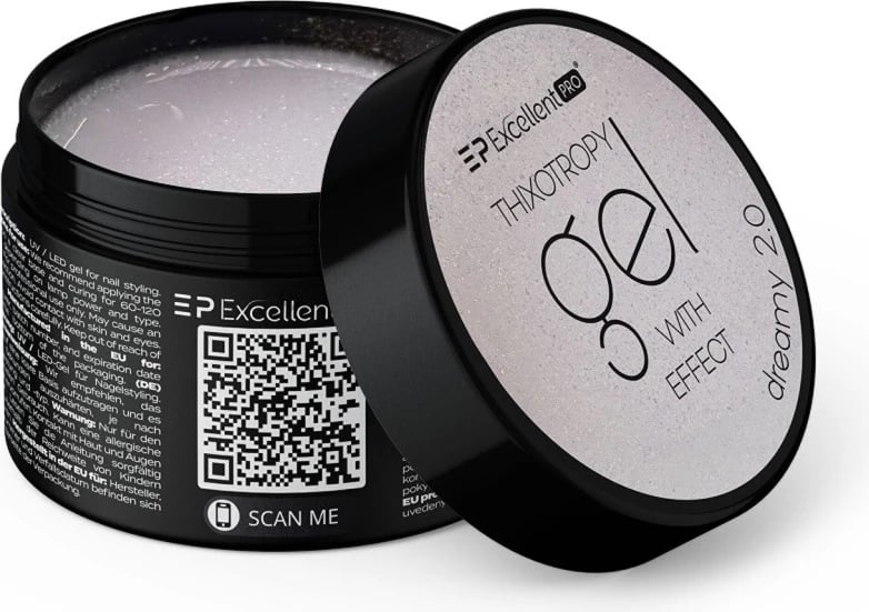 Xhel ndërtues për thonj Excellent PRO Dreamy 2.0 për femra, 50g