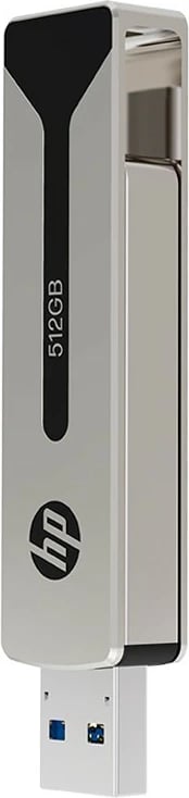 Pendrive HP 911 Pro, 512GB, USB 3.2/USB-C, Nickel