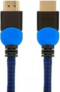 Kabllo HDMI Savio GCL-05, 3m, 2.0, Najlon, Zezë/Blu