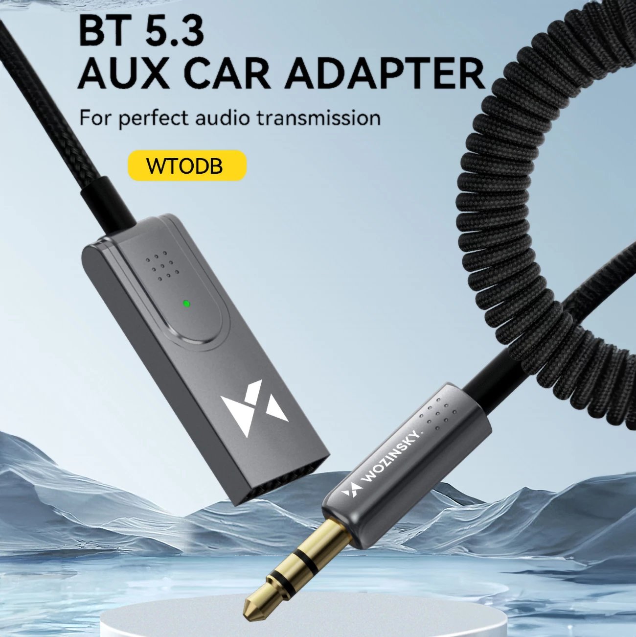 Adapter audio Bluetooth Wozinsky WTODB me AUX, i zi