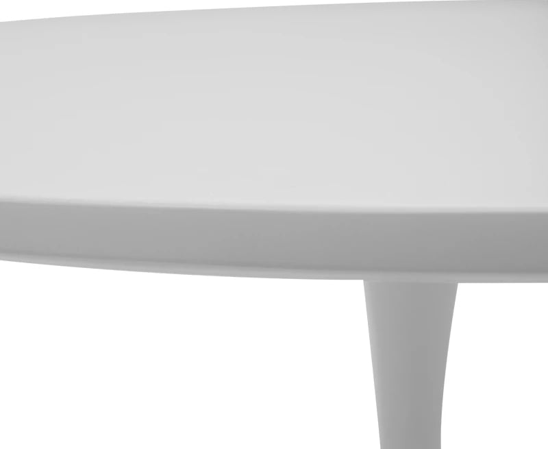 Set tavoline me karrige, ngjyrë e bardhë, D100x75cm