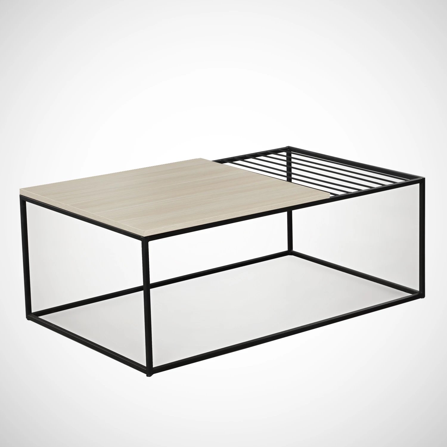 Tavolinë kafeje Hanah Home, Zinus, ngjyrë lisi