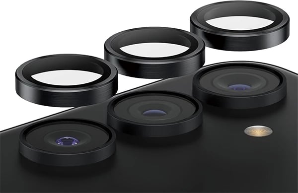 Mbrojtës kamerë PanzerGlass Hoops për Samsung Galaxy S24+, i zi