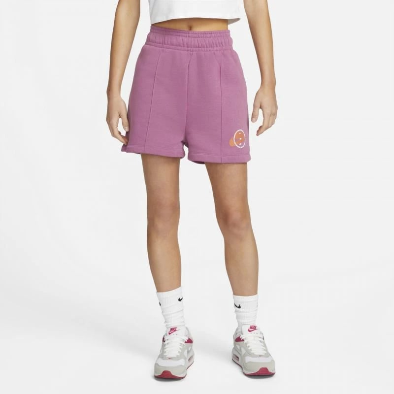 Shorce sportive Nike për femra, ngjyrë rozë