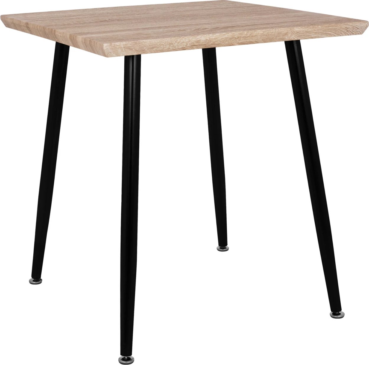 Tavolinë për ngrënie PALOMA FH8335.01, 70x70x76.5, sonoma, këmbë të zeza