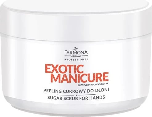 Peeling sheqeri për duar Farmona Professional Exotic Manicure për femra 300g Peeling sheqeri për duar Farmona Professional Exotic Manicure për femra 300g