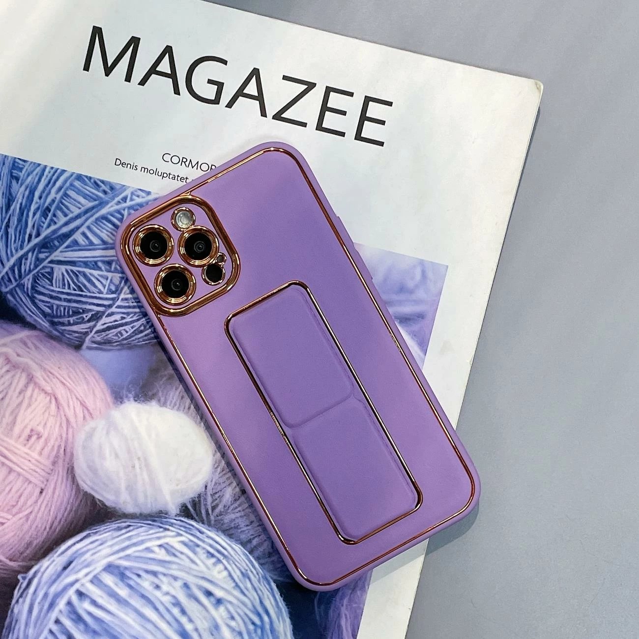 Mbështjellës Hurtel për Samsung Galaxy A13, me mbajtëse, vjollcë