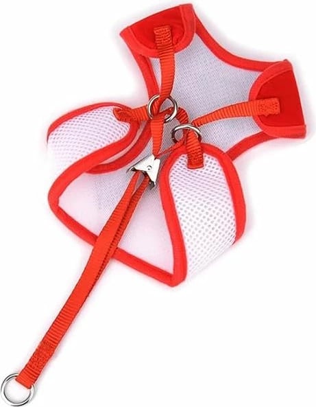 Set këmishë & litar për qen KQP2, e kuqe, S