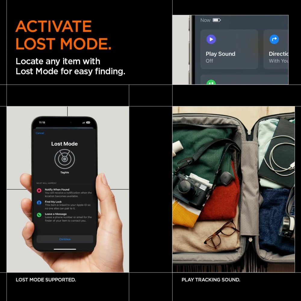 Tracker Spigen TagMe Locator, i zi