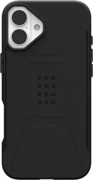 Mbështjellës UAG Civilian MagSafe për iPhone 16 Plus, i zi