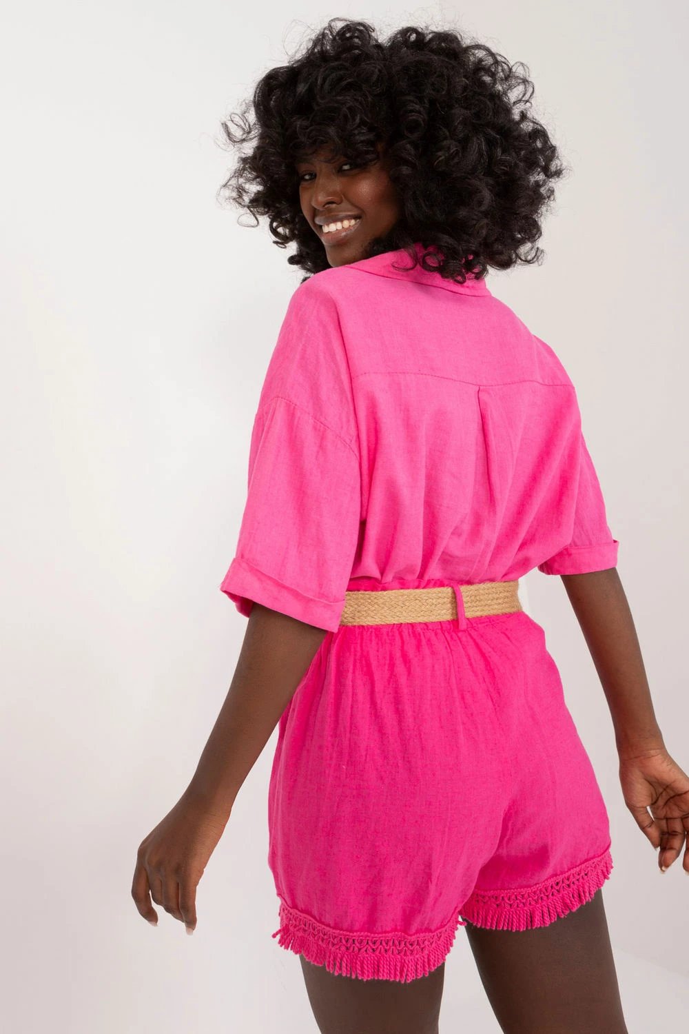 Shorce femra Italy Moda 196480, rozë