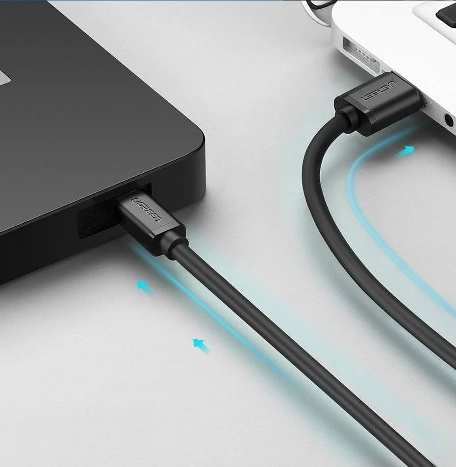 Kabllo USB UGREEN US132, mini-USB, 3m, e zezë