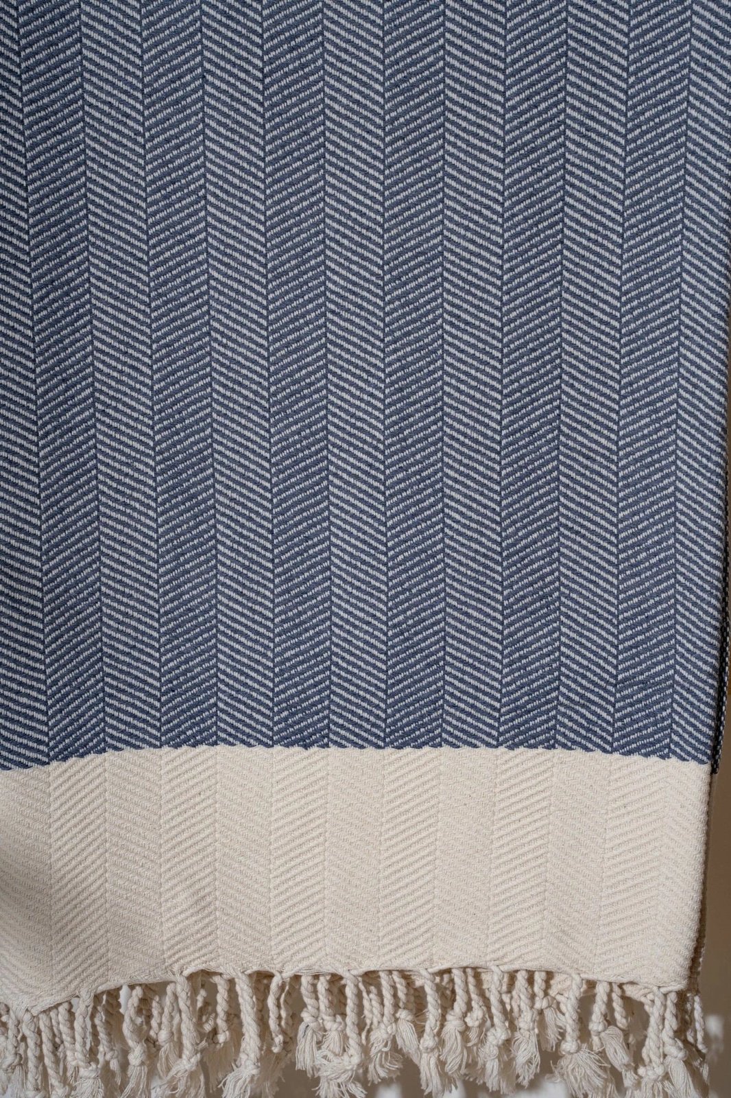 Peshqir plazhi Fouta, ngjyrë indigo, Mijölnir, Baliksirti