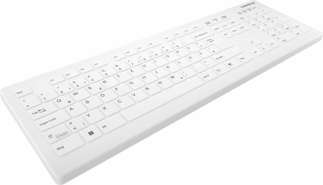 Tastierë Cherry AK-C8112, Wireless, QWERTZ, e bardhë