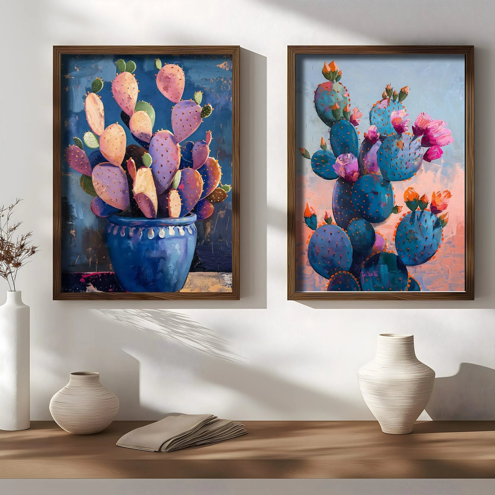 Pikturë dekorative me kornizë MDF (2 copë), Wallity, AI201