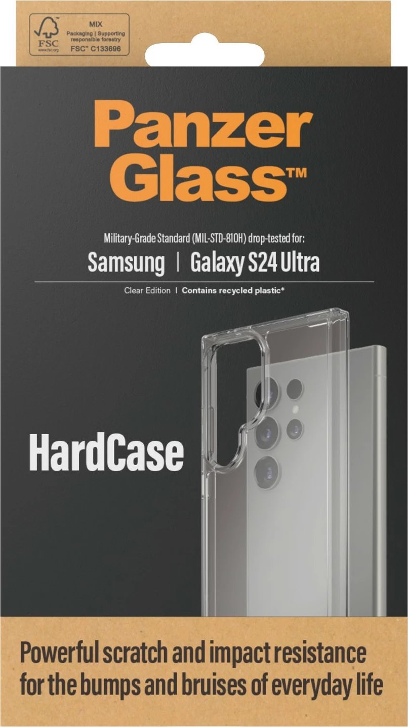 Mbështjellës PanzerGlass për Samsung Galaxy S24 Ultra, transparent