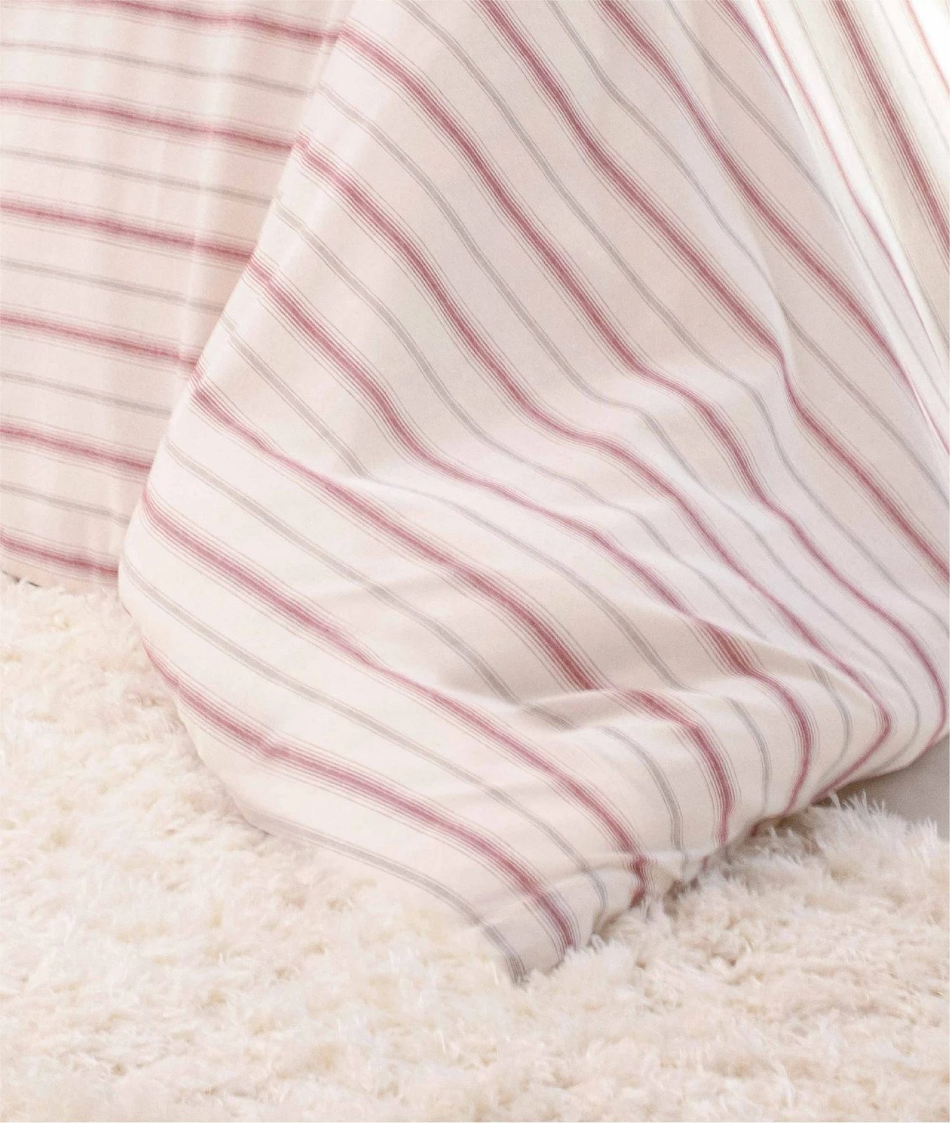 Set mbulesë për jorgan dopio, L'essentiel, Viento, ngjyrë e kuqe e errët