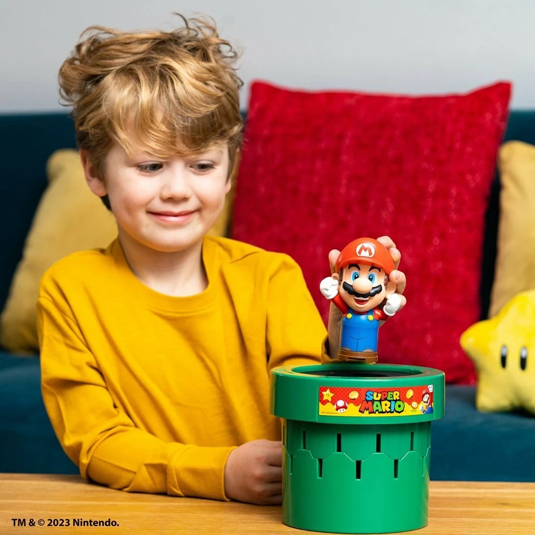 Lojë tavoline TOMY Pop Up Super Mario, shumëngjyrëshe