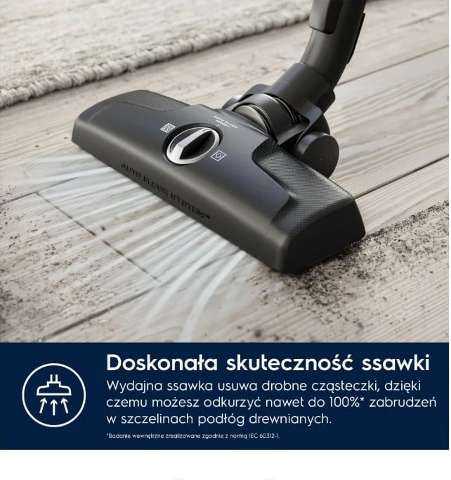 Fshesë me korent me thes, Electrolux, EB61C2DBP, 850 W, kapacitet thesi 3.2 L, filtrimi HEPA, rreze 12 m, S-bag, blu marinë