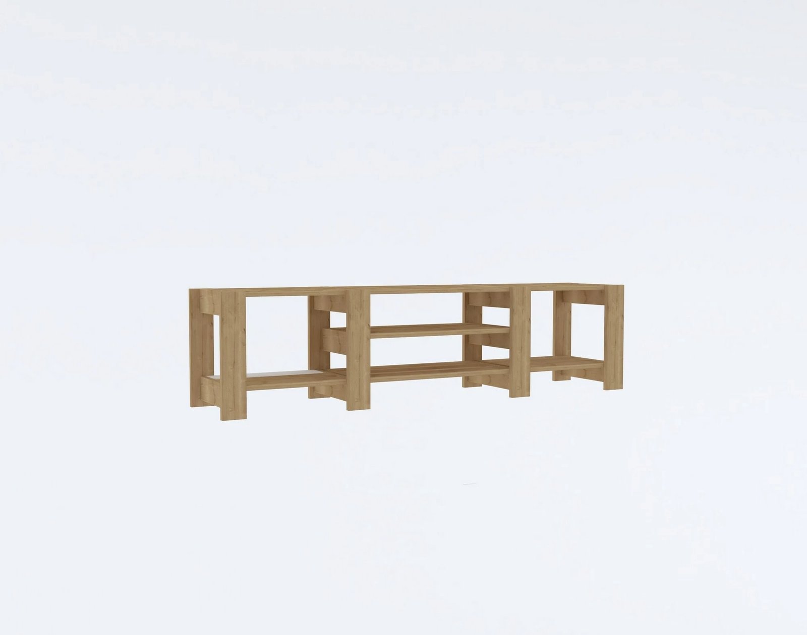 Komodinë TV Skye Decor, teknik, ngjyrë safir