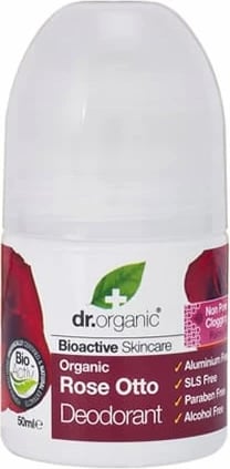 Deodorant roll-on Dr. Organic Rose Otto 50ml unisex