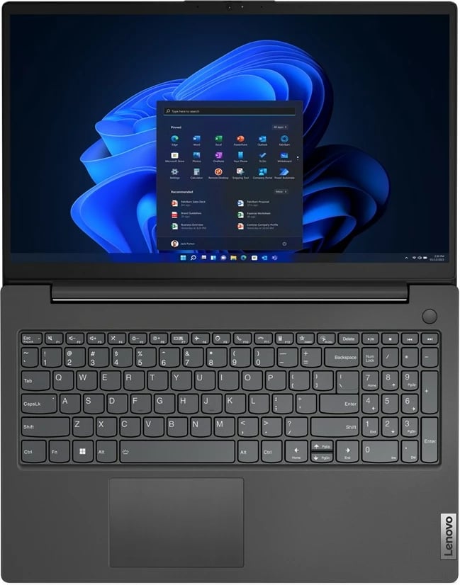 Laptop Lenovo V V15, Intel Core i3, 8 GB RAM, 256 GB SSD, 15.6", Business Black