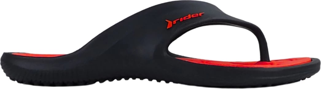 Flip-flop për meshkuj Rider, zi e kuqe