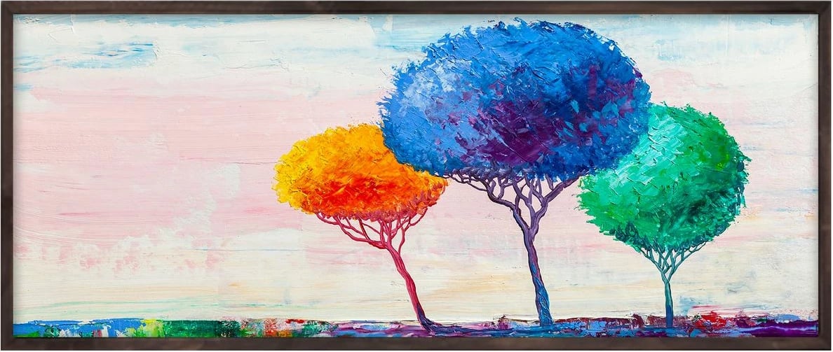 Pikturë dekorative me kornizë druri, shumëngjyrëshe, Wallity, Artsmdfyty49-12050, 50x120cm