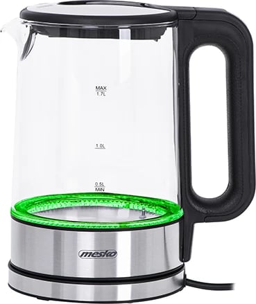 çajnik elektrik, Mesko, MS 1301, 1.7 L, xham, kontroll temperature 60-100°C, 2200W, i zi