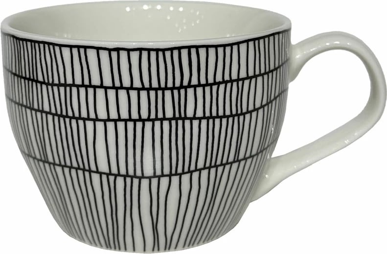 Filxhan Serax, New Bone China, bardhë me të zezë, 11x11x8cm Filxhan Serax, New Bone China, bardhë me të zezë, 11x11x8cm