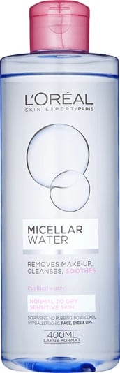 Clear Dermo Micellar Water Sensitive and Dry Skin 400ml