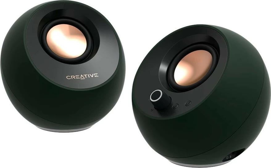 Altoparlantë kompjuteri, Creative Labs, Pebble Pro 51MF1710AA000, 2.0 USB-C Bluetooth 5.3 RGB, të zeza