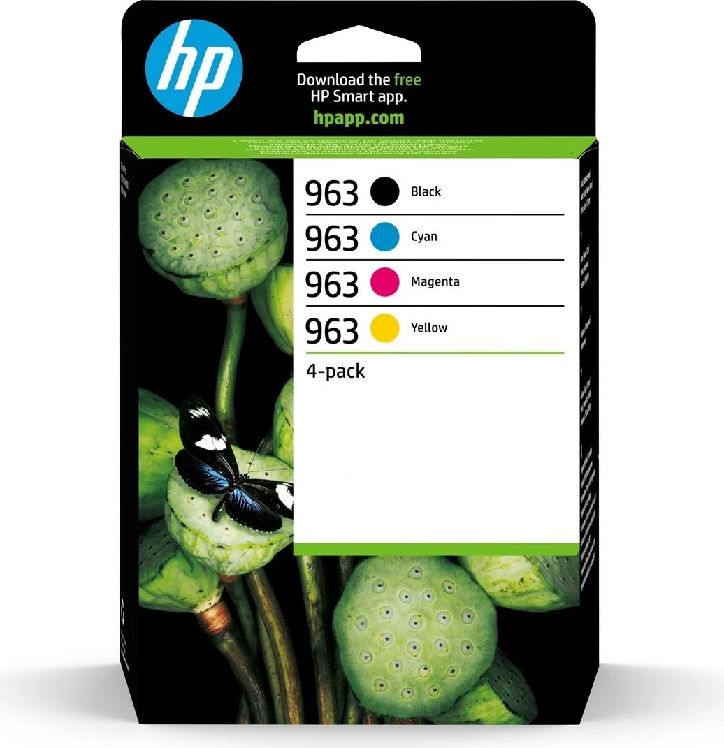 Toner HP 963, 4-pack, Ngjyrë: E zezë, Cyan, Magenta, Verdhë Toner HP 963, 4-pack, Ngjyrë: E zezë, Cyan, Magenta, Verdhë