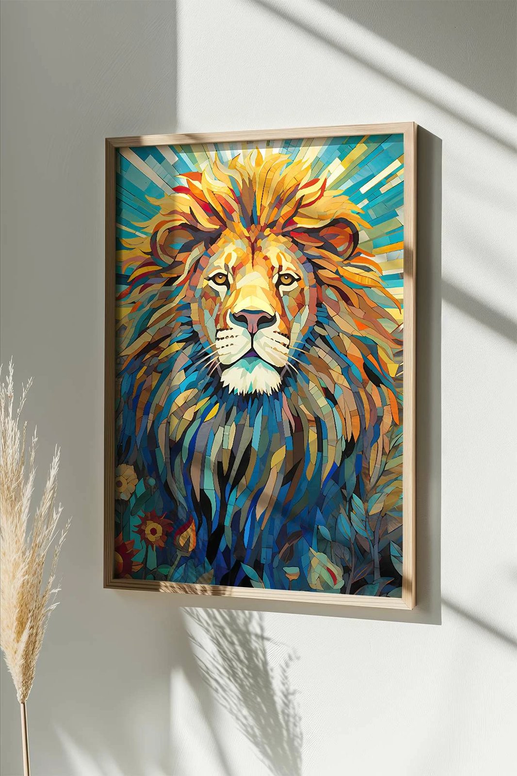 Pikturë dekorative me kornizë, shumëngjyrëshe, Wallity, Mscartmdl35