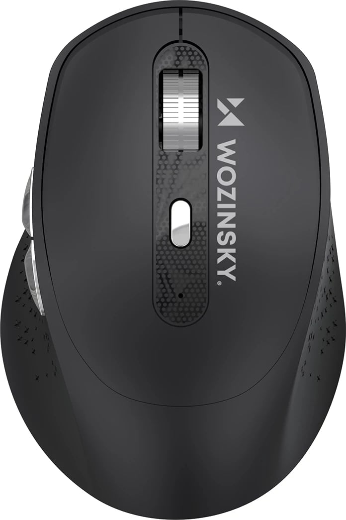 Maus wireless ergonomik, Wozinsky WMGK-1134, Bluetooth 5.1 + 2.4 GHz, 6 butona, DPI 800/1200/1600, bateri 500 mAh, i zi