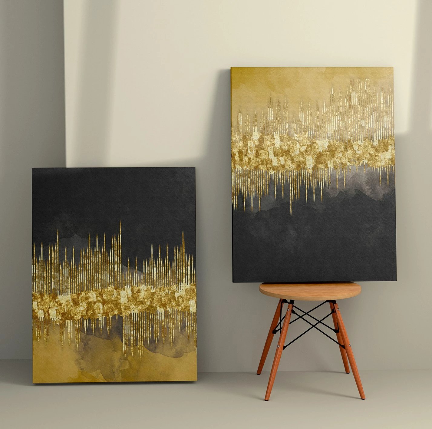 Pikturë dekorative në kanavacë (2 copë), Wallity, 2KNV4389, 50x70