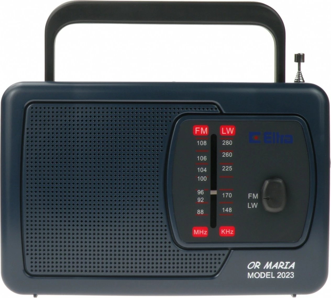 Radio portabile Eltra OR MARIA, mono, FM/LW, blu e errët