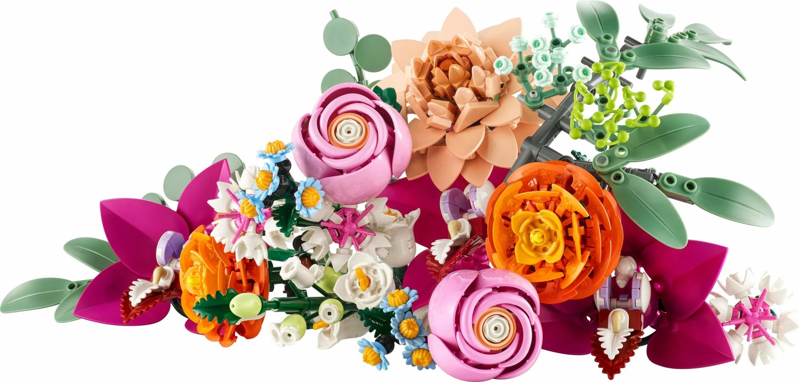 Set ndërtimi LEGO Botanicals Schöner Rosafarbener Blumenstrauß 10342, shumëngjyrësh Set ndërtimi LEGO Botanicals Schöner Rosafarbener Blumenstrauß 10342, shumëngjyrësh