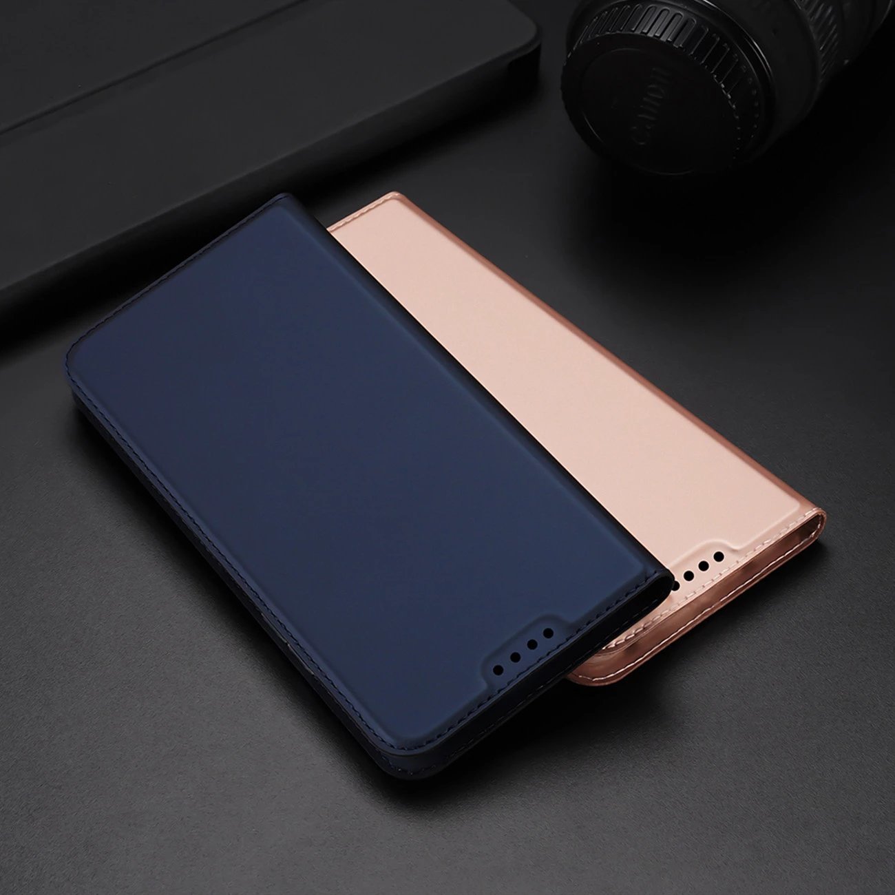 Mbështjellës Dux Ducis Skin Pro për Oppo Reno 8 Pro, me kapak, xhep për kartela, funksion standi, Kaltër Mbështjellës Dux Ducis Skin Pro për Oppo Reno 8 Pro, me kapak, xhep për kartela, funksion standi, Kaltër