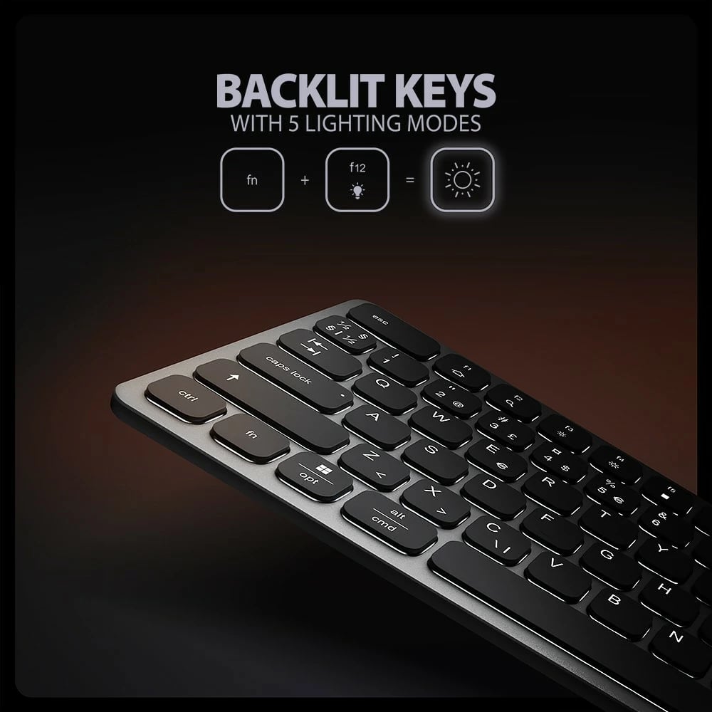 Tastierë AXAGON HMC-KB-NRD me USB-C 5Gbps, hub 9-në-1, layout nordik, Gri Tastierë AXAGON HMC-KB-NRD me USB-C 5Gbps, hub 9-në-1, layout nordik, Gri