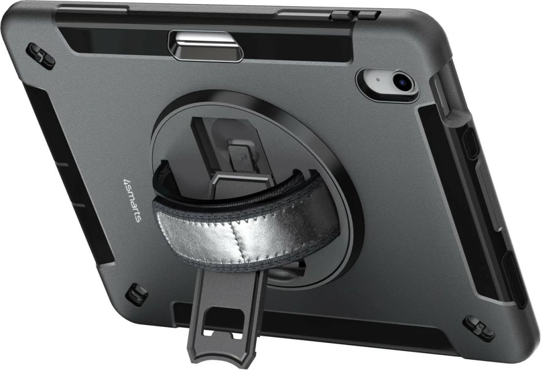 Mbështjellës 4smarts Rugged Case Grip, Apple iPad 10.9 10th Gen.(2022), i zi
