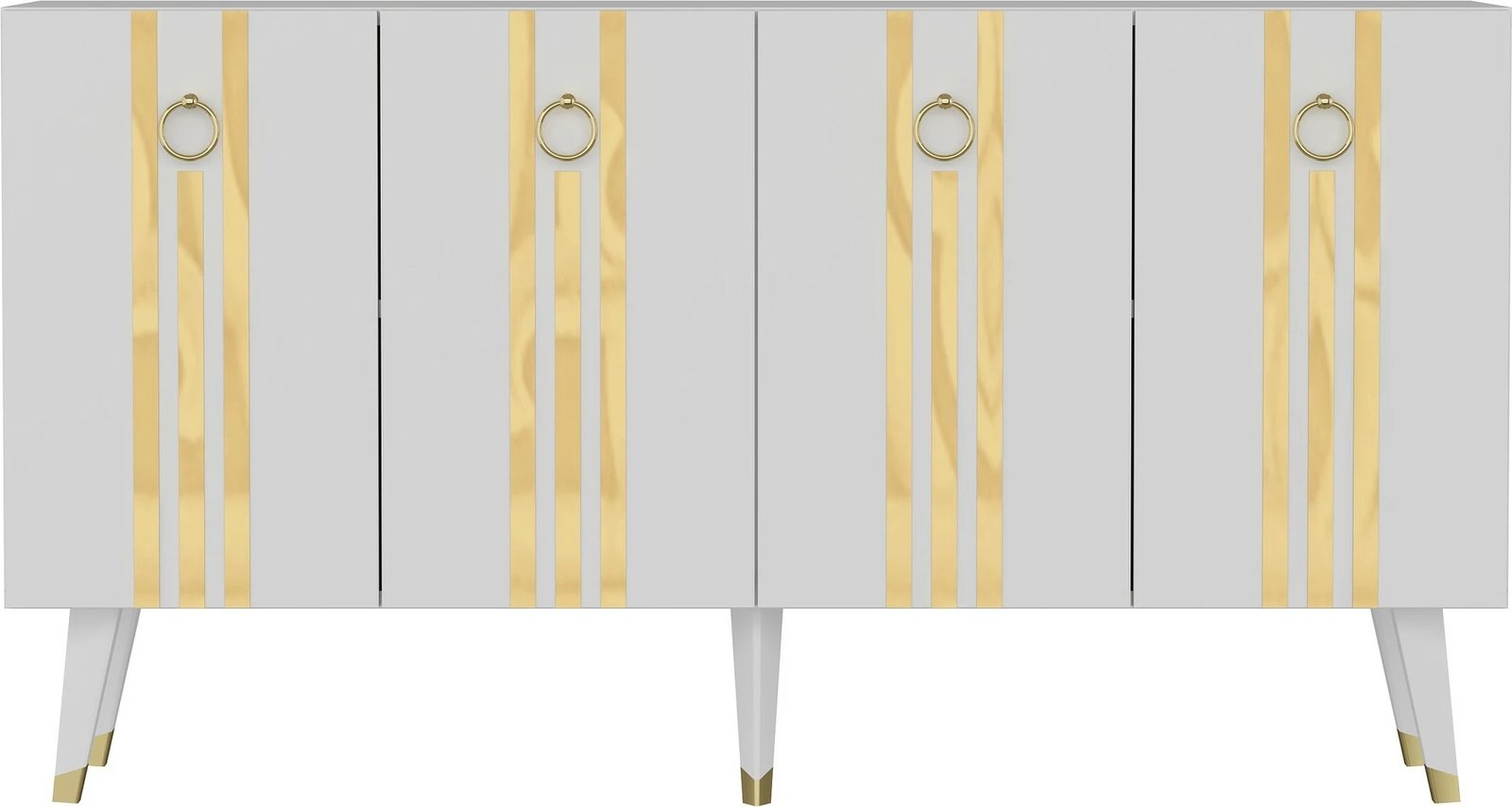 Konsolë Hanah Home, Isil, e bardhë dhe ari