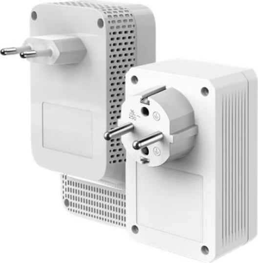 Powerline Wi‑Fi kit, TP-Link TL-WPA7617 KIT, 1 Gbps, 1 port, bridge, e bardhë, kit