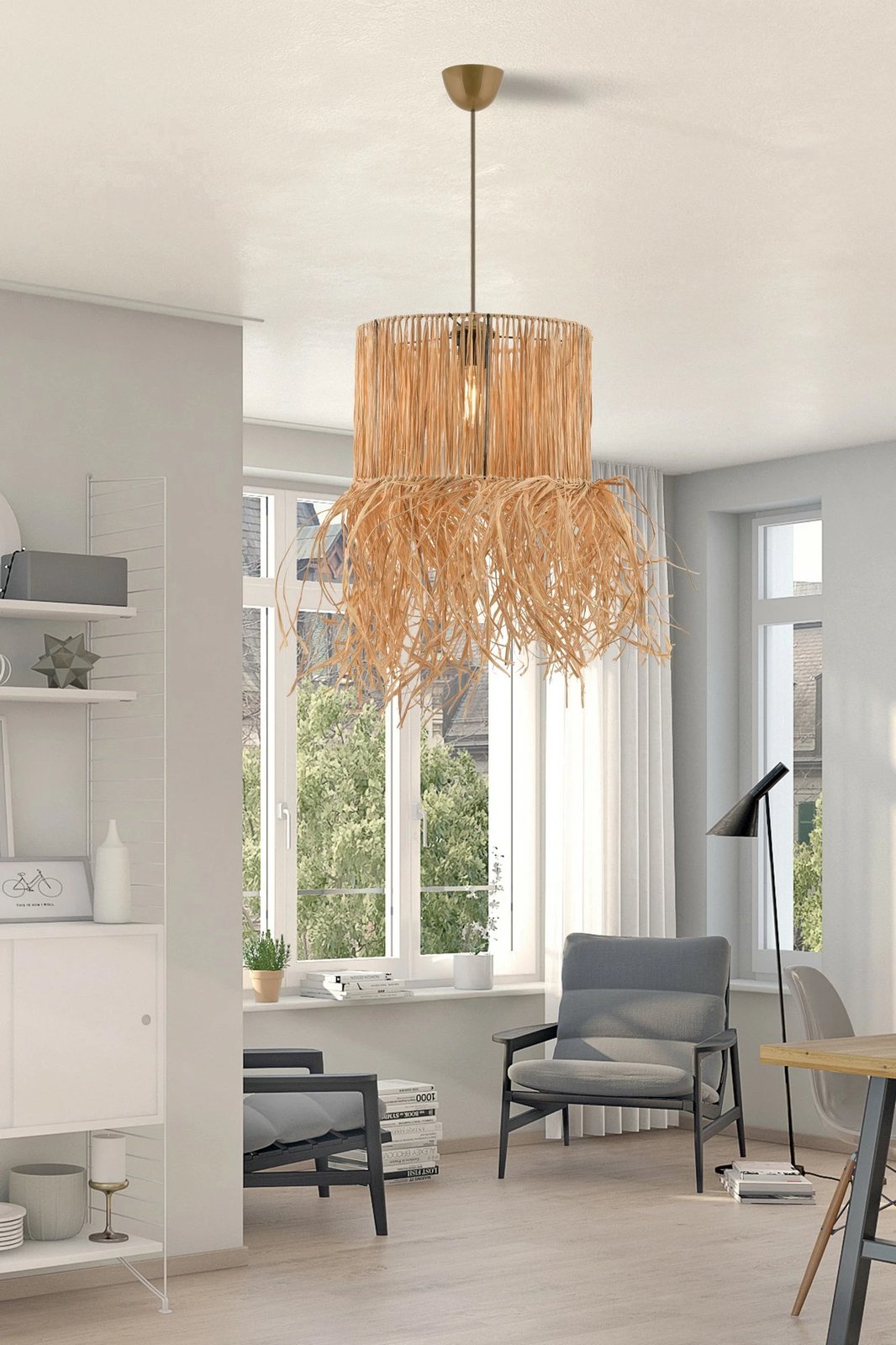 Llambë tavani Opviq, Ness, rafie, ngjyrë natyrale