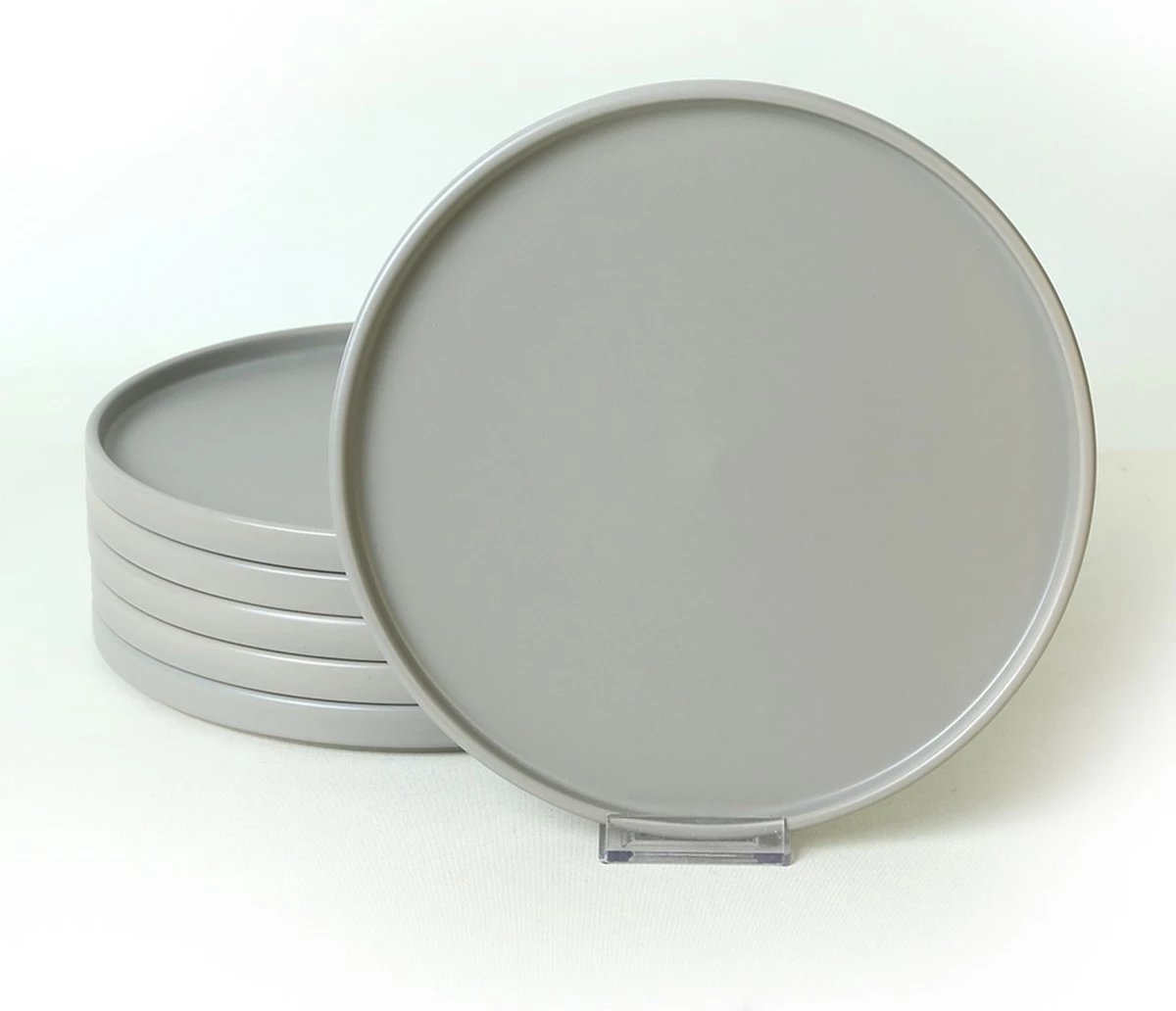 Set pjatash shërbimi (6 copë), Hermia Concept, gri mat, ST038006F995A000000MAS3T00