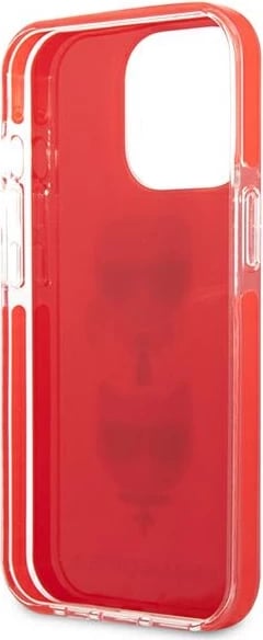 Mbështjellës Karl Lagerfeld KLHCP13LTPE2TR për iPhone 13/13 Pro, 6.1", i kuq