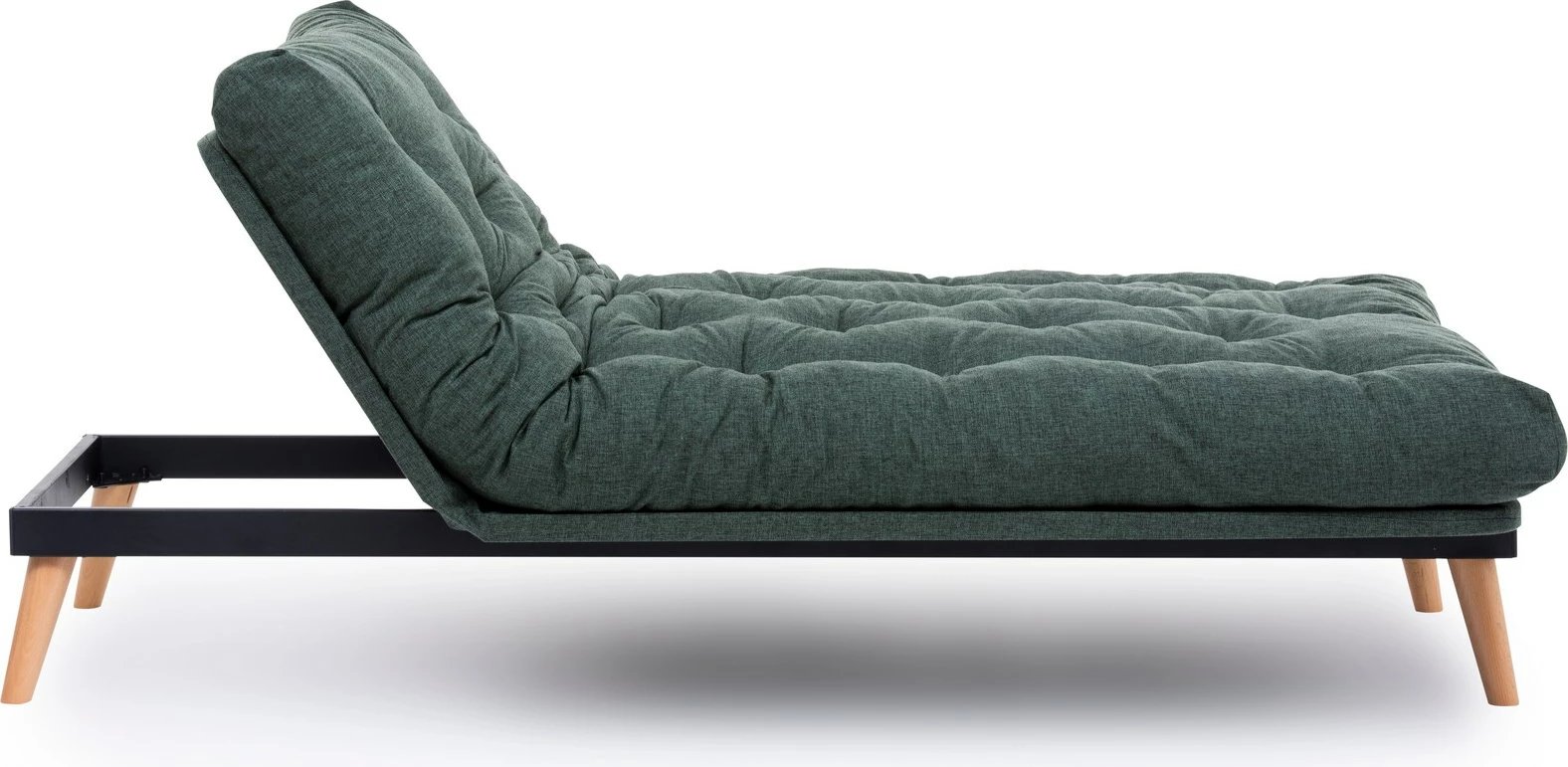 Divan-krevat treshe Atelier del Sofa, Saki, ngjyrë e gjelbër