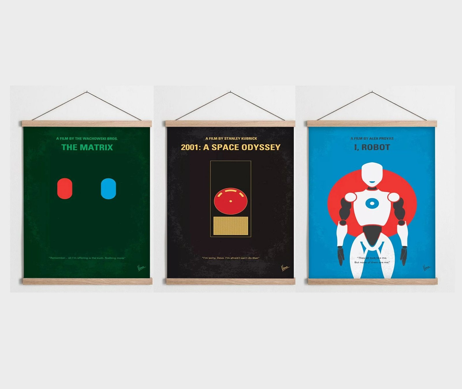 Pikturë dekorative me kornizë (3 copë), Wallity, SRG33