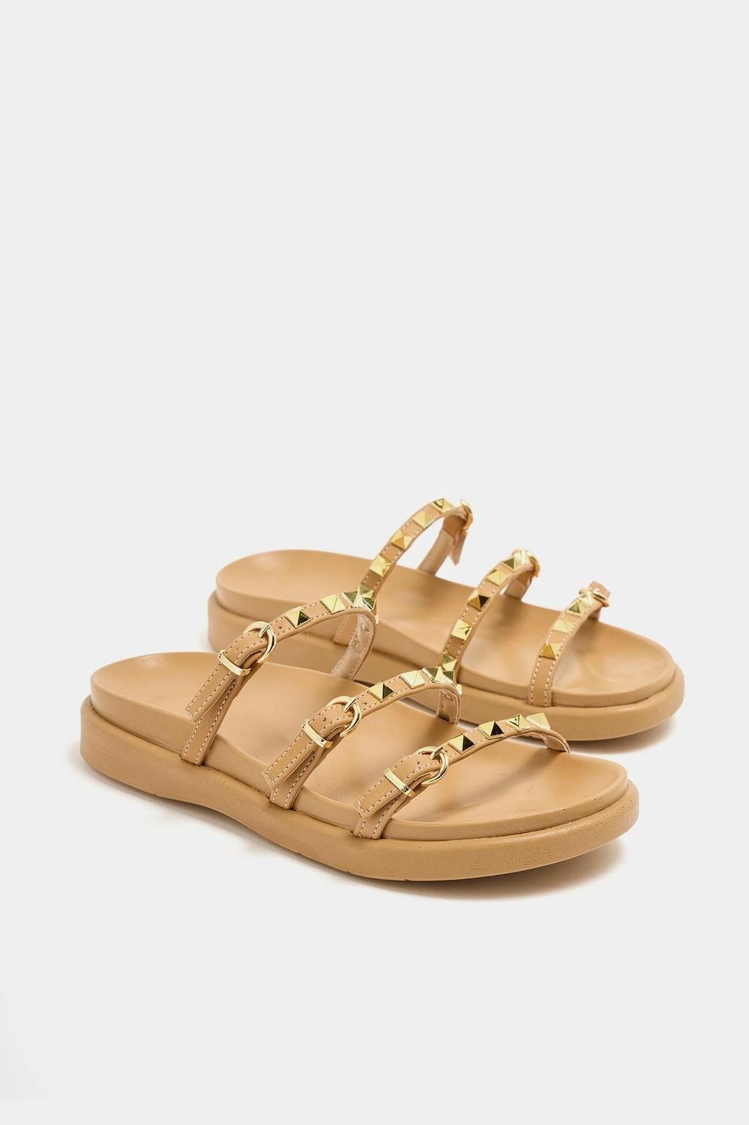 Pantofla për gra, ngjyrë mink, Jumeon, MK1340125YR20-003