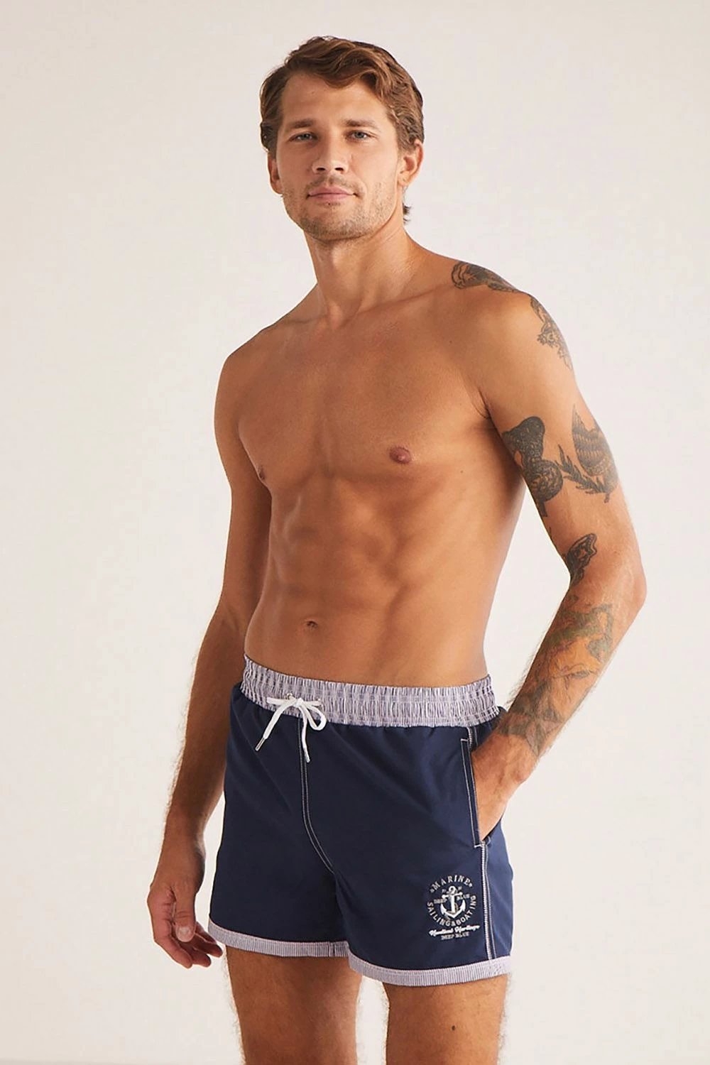 Tanga për not për meshkuj, ngjyrë marinë, Jumeon